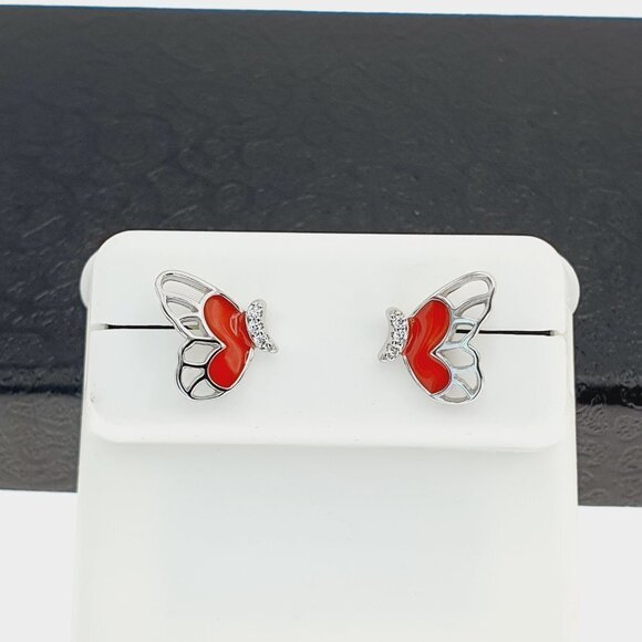 "925 sterling silver luxury CZ earrings for women/girls, Best forRJUS2222 - Picture 2 of 11